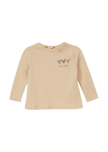 Langarmshirt mit Ziernaht