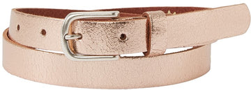 Ledergürtel in Metallic-Optik