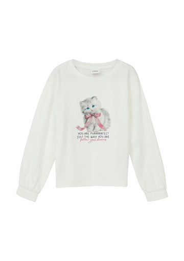 Longsleeve mit Frontprint