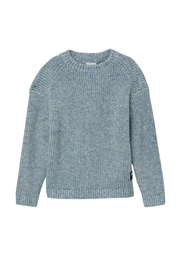 Melierter Strickpullover