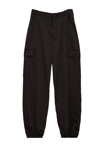 Parachute-Hose aus Satin