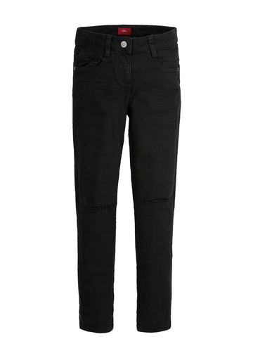 Schwarze Skinny-Jeans