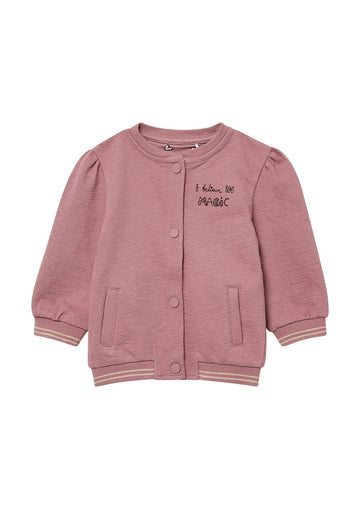 Sweatjacke mit Stickerei