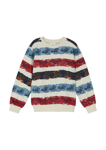 Sweatshirt mit All-over-Print