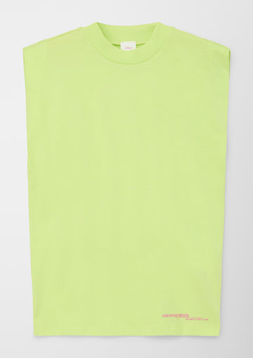 Ärmelloses T-Shirt mit Print