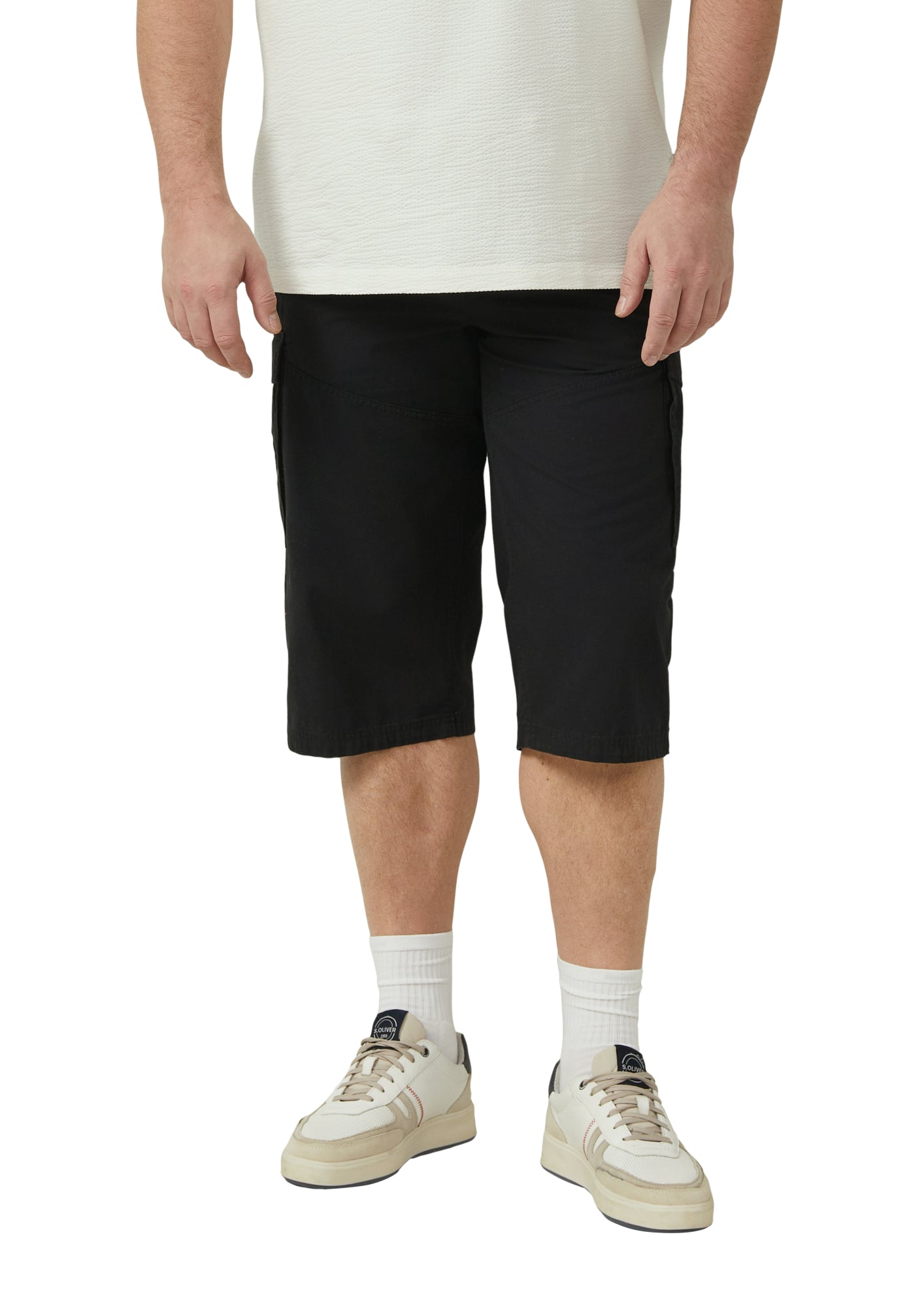 s.Oliver PLUS Shorts  schwarz