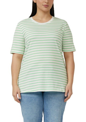 Gestreiftes Jersey-T-Shirt