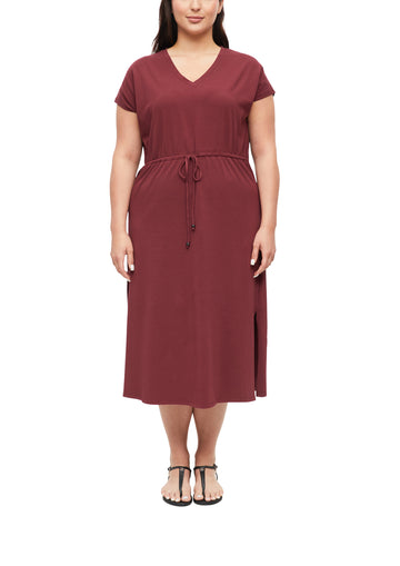 Jerseykleid in Midilänge Relaxed Fit