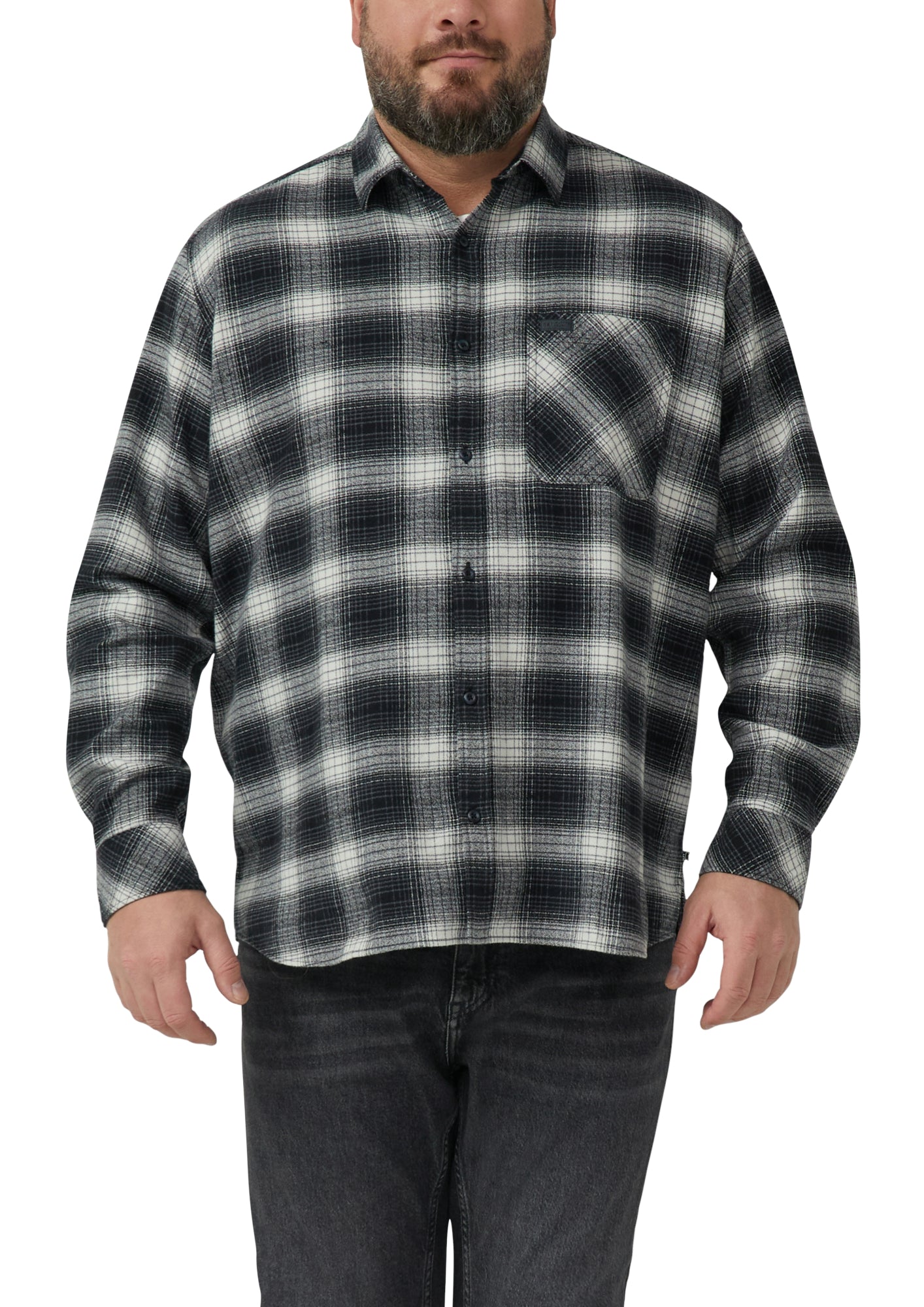 s.Oliver PLUS Hemden  schwarz