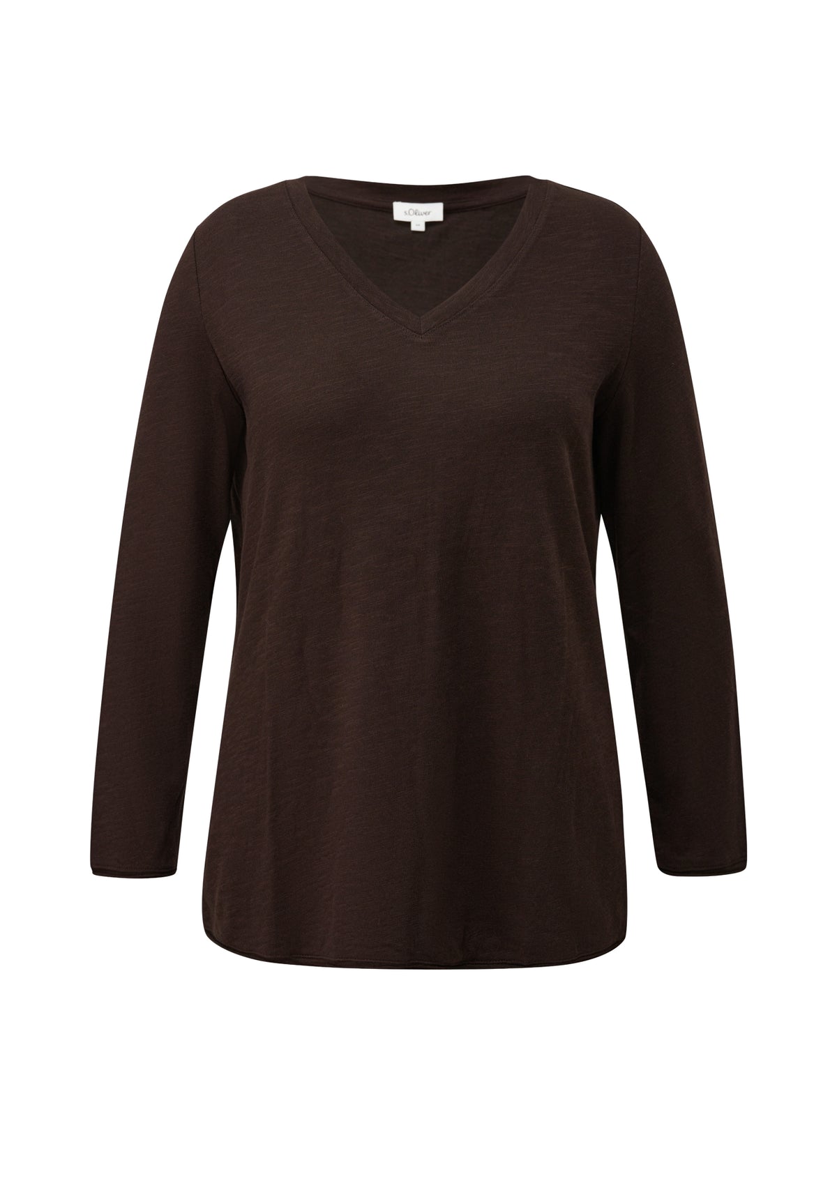 s.Oliver PLUS Langarmshirts  braun