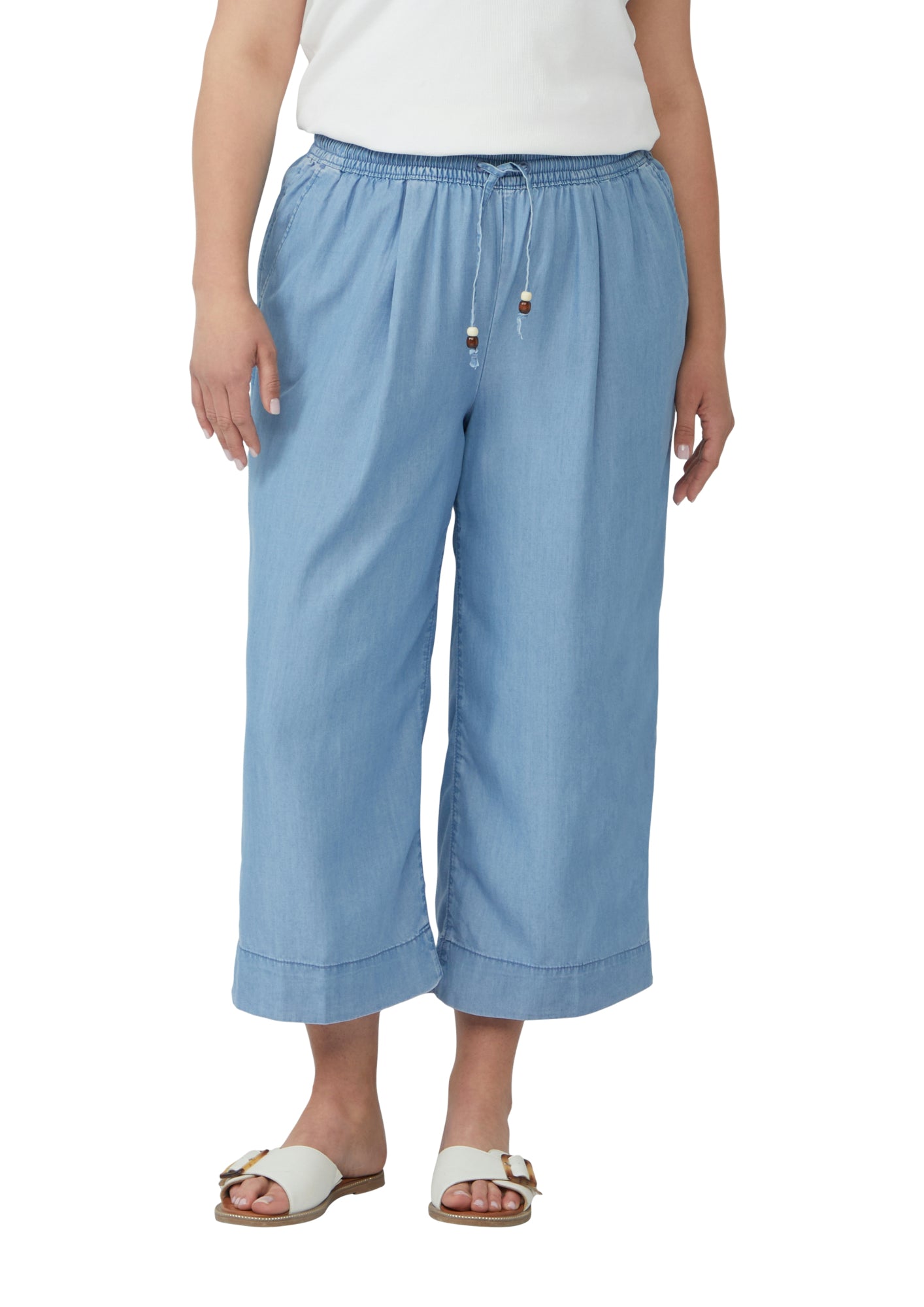s.Oliver PLUS Culottes  hellblau