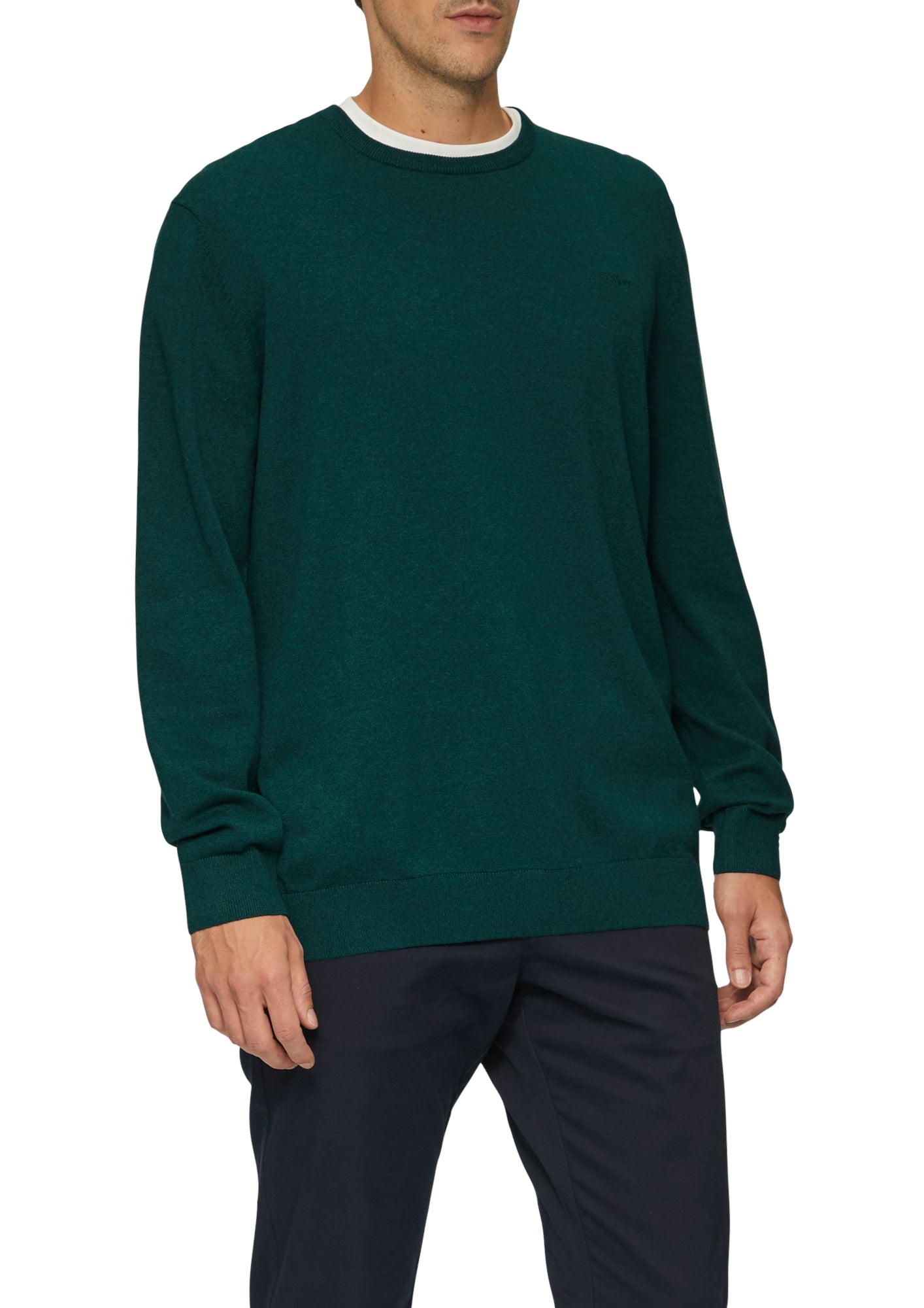 s.Oliver PLUS Pullover  dunkelgrün