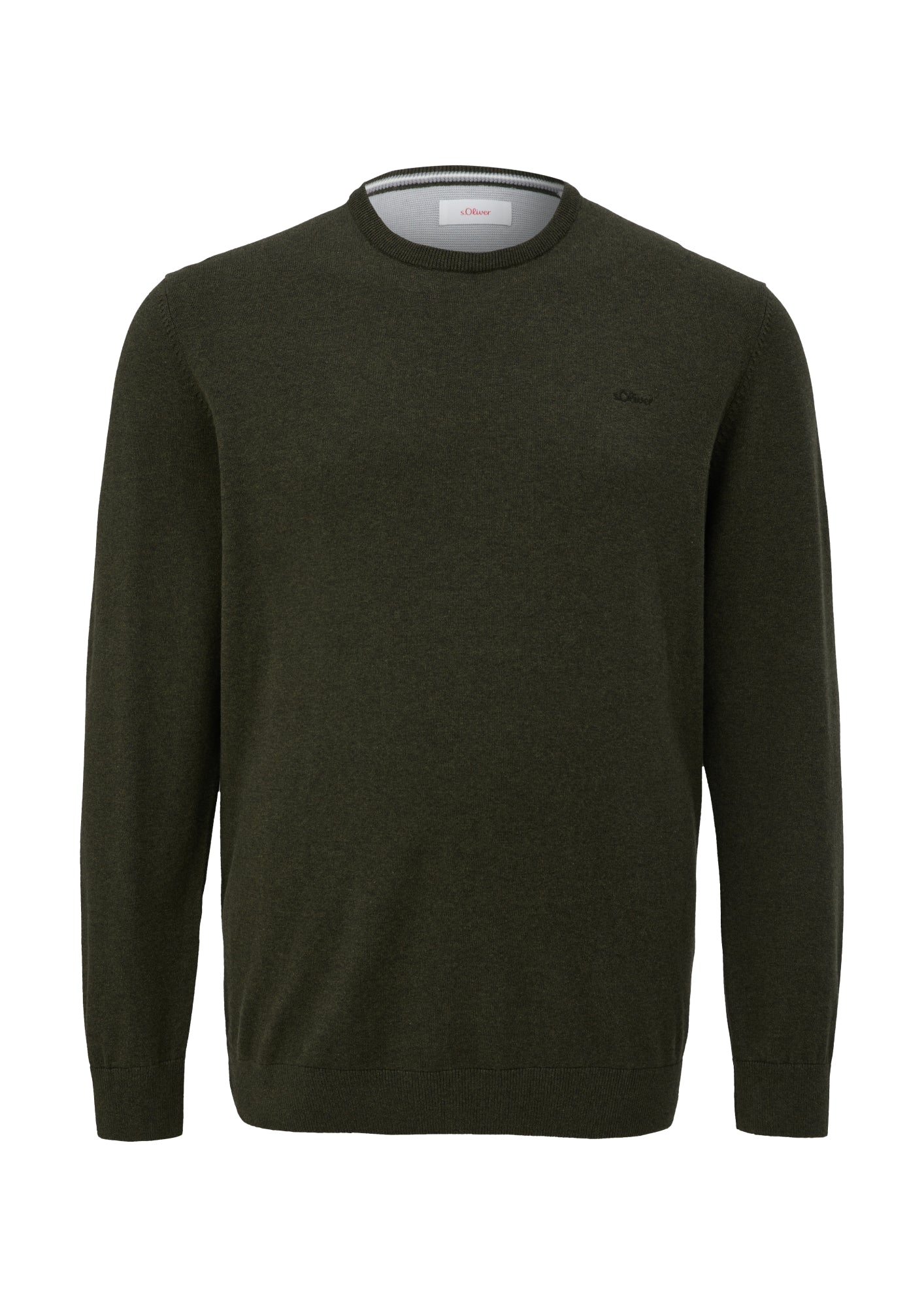s.Oliver PLUS Pullover  dunkelgrün