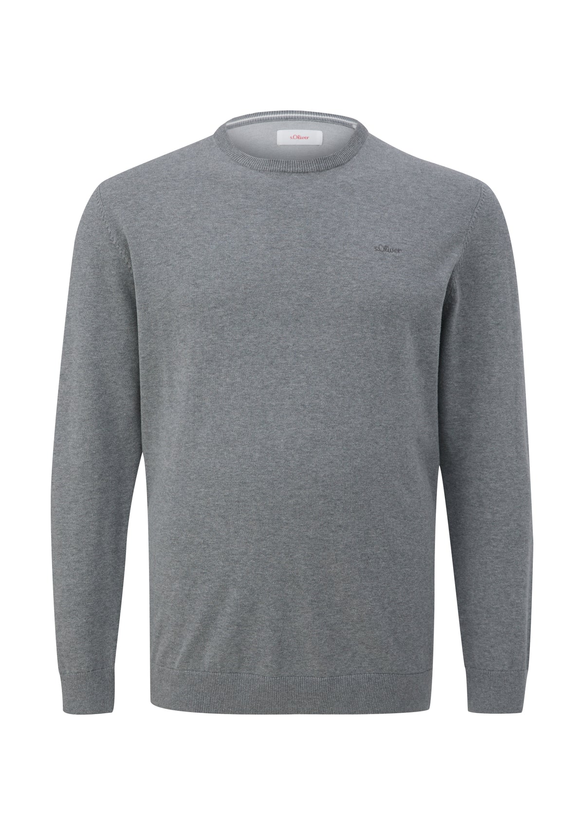 s.Oliver PLUS Pullover  hellgrau