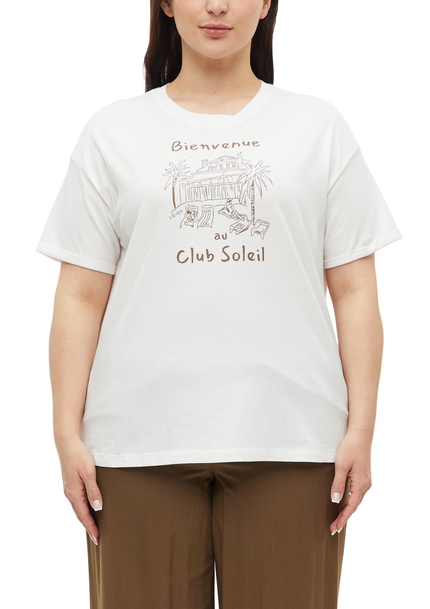 s.Oliver PLUS T-Shirts  weiß