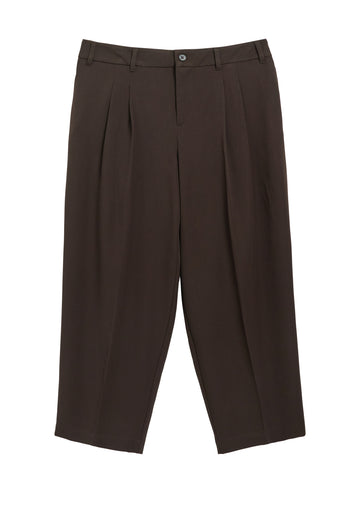 Twill-Hose mit Barrel Leg