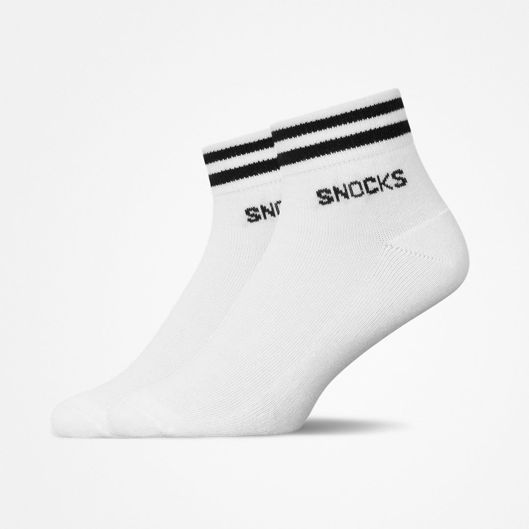 snocks Socken  weiß