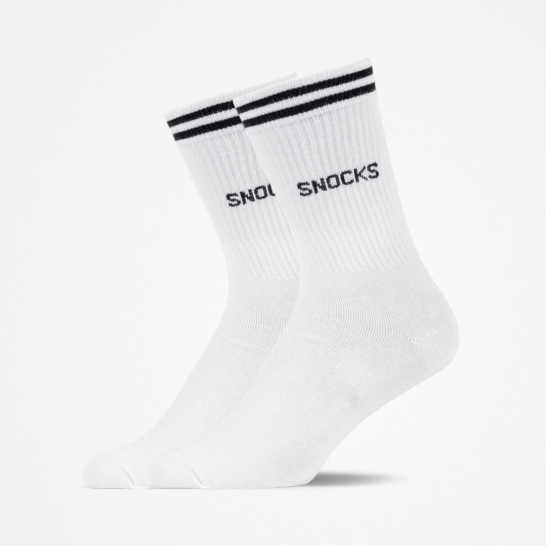 snocks Socken  weiß