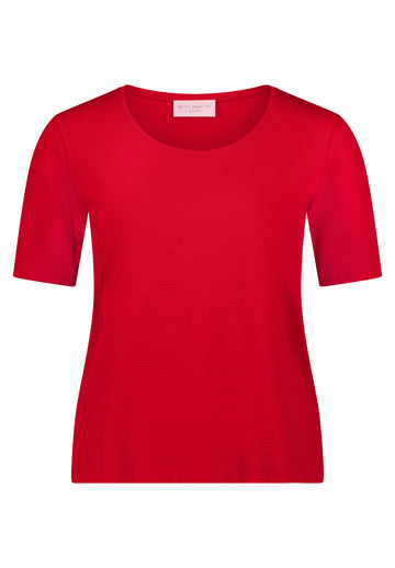 Basic Shirt mit Struktur