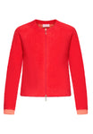 so cosy Strickjacken  rot