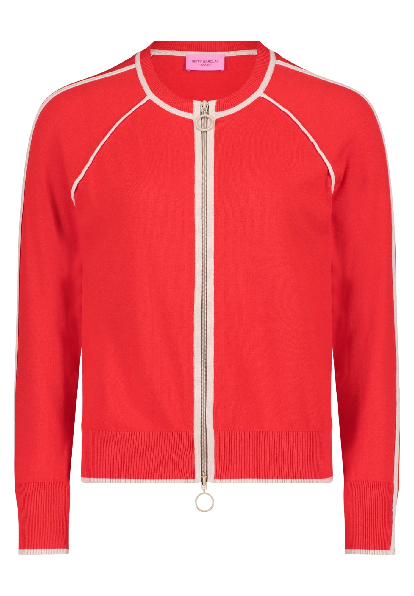 so cosy Strickjacken  rot