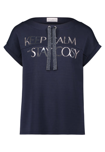 Sweatshirt mit Statement-Print