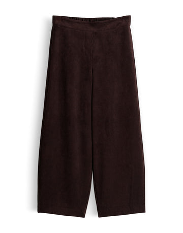 CISILIA CURVED CORDUROY Barrel Pants aus Feincord