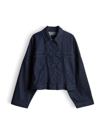 NAREEN Jeansjacke mit verkürzter Länge und Loose Fit