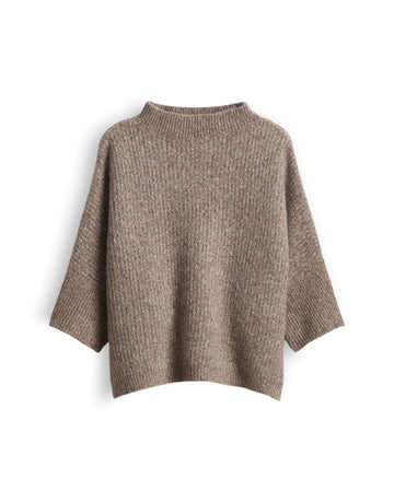 TALESSA Cape-Pullover aus Wolle Mohair Mix