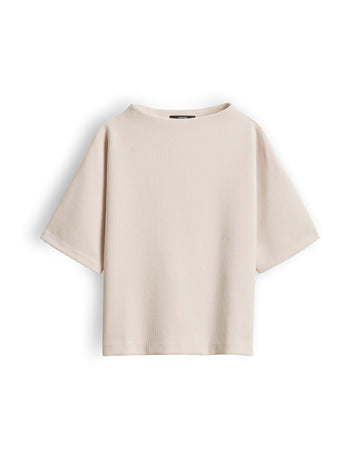 UFLOR Sweatshirt aus samtiger Cord Struktur