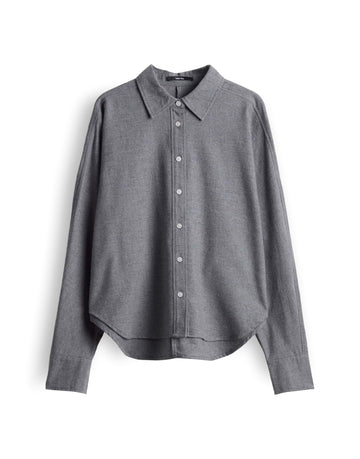 ZANIELLE Flanellbluse mit Fledermausärmeln