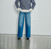 with black Relaxed, Weit  blau