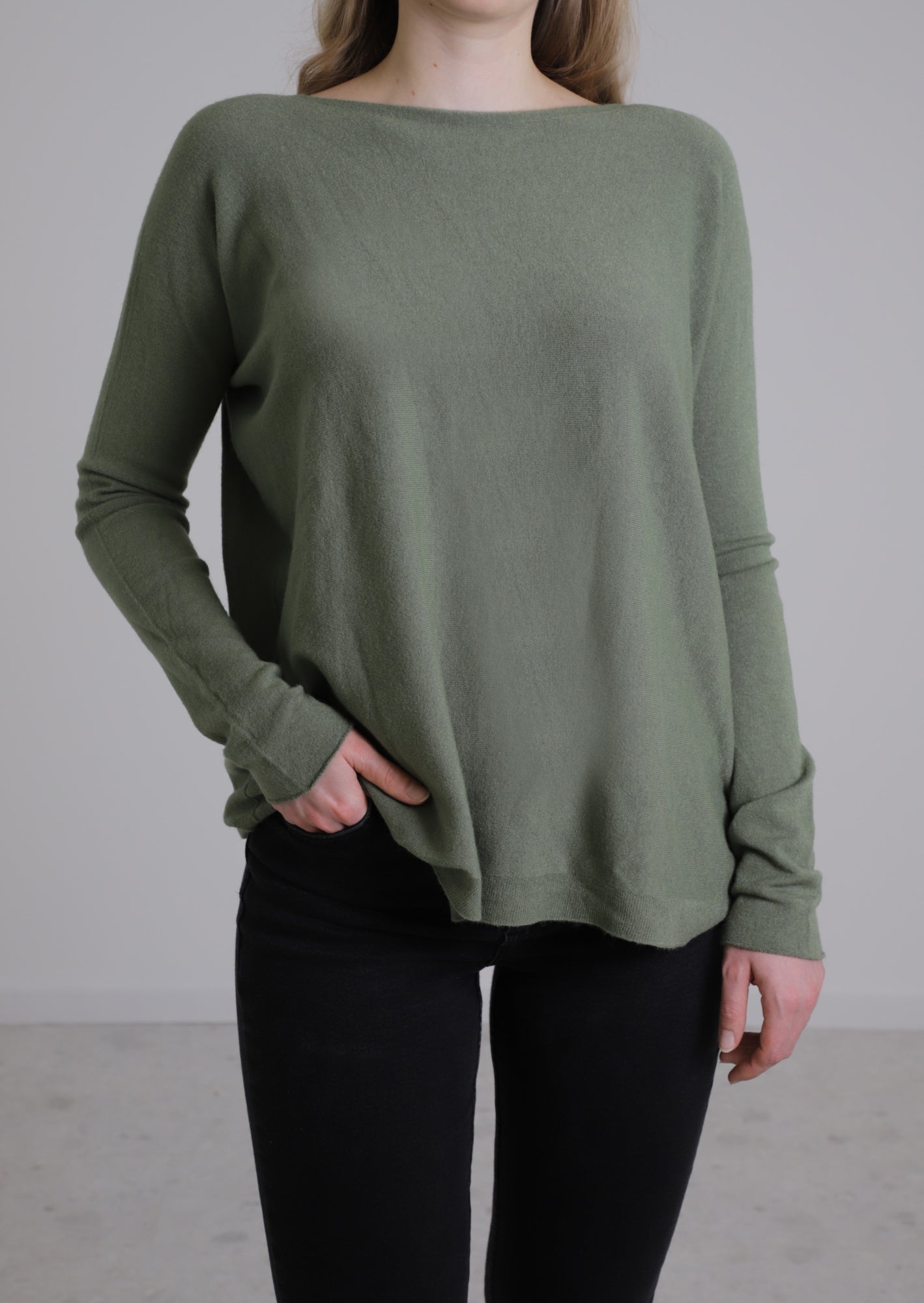 yours by FREY Pullover  oliv