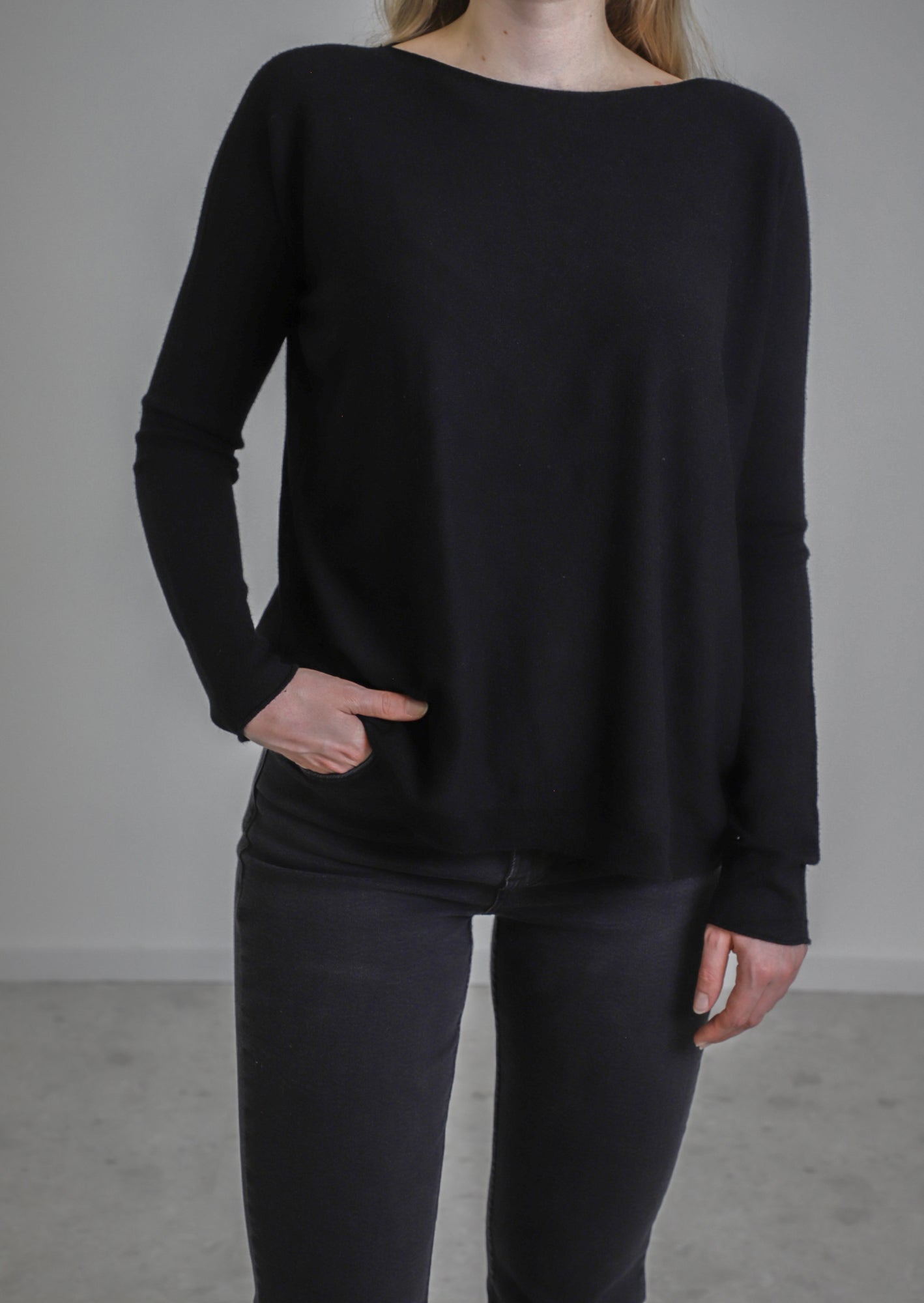 yours by FREY Pullover  schwarz