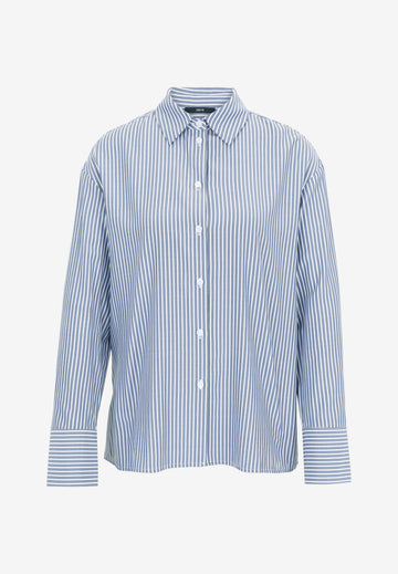 Hemdbluse mit Streifen