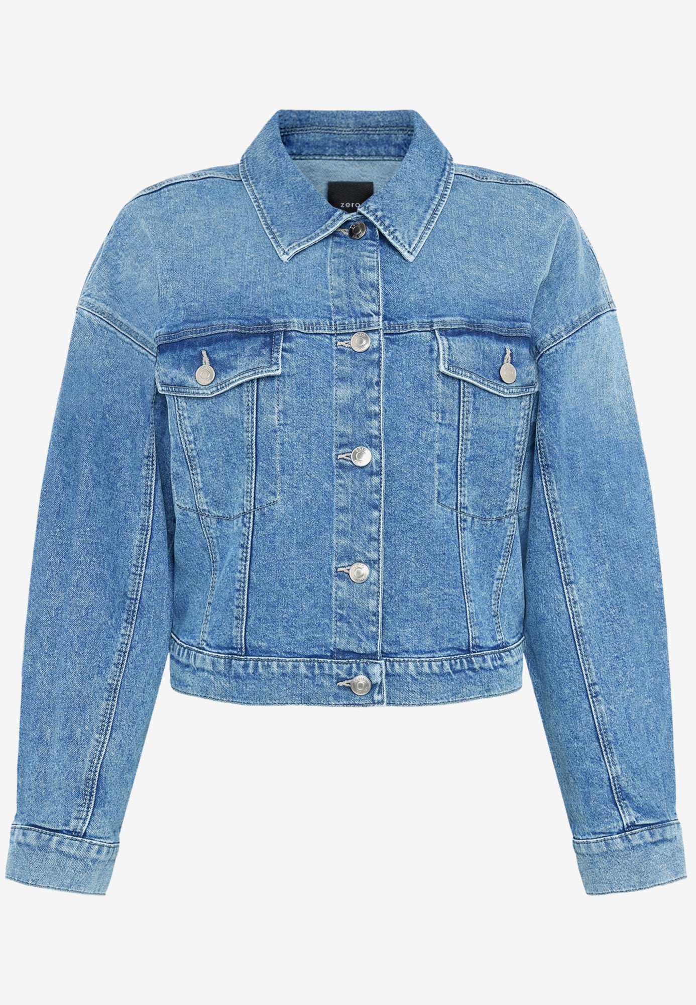 zero Jeansjacken  blau