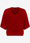 zero Pullover  rot