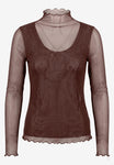 zero Langarmshirts  braun