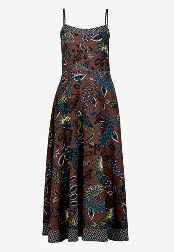 Maxikleid mit floralem Muster