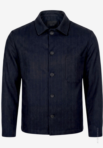 Overshirt  im Regular Fit mit Streifen