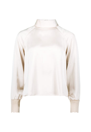 Satinbluse