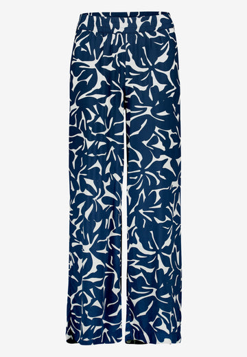 Stoffhose mit Blumenmuster
