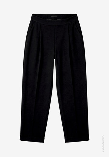 Stoffhose mit Bundfalten