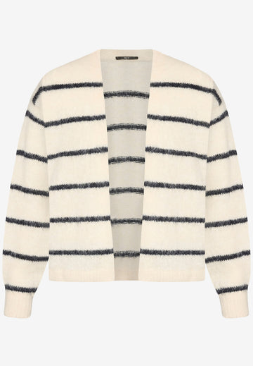 Strickjacke mit Streifen