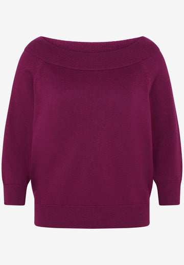 Strickpullover mit 3/4-Arm