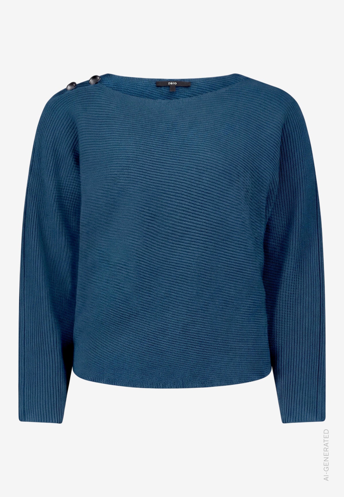 zero Pullover  blau