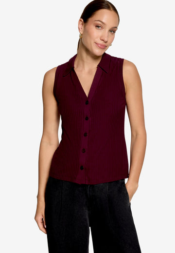 Stricktop  mit Knopfleiste