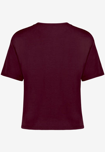 T-Shirt mit Brosche